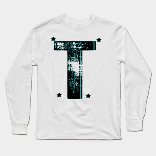 AlphaT T Dynamic Printed Design Long Sleeve T-Shirt